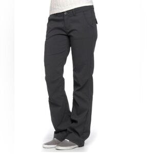 Prana Halle Straight-Leg Convertible Pants - Size 10 - Coal